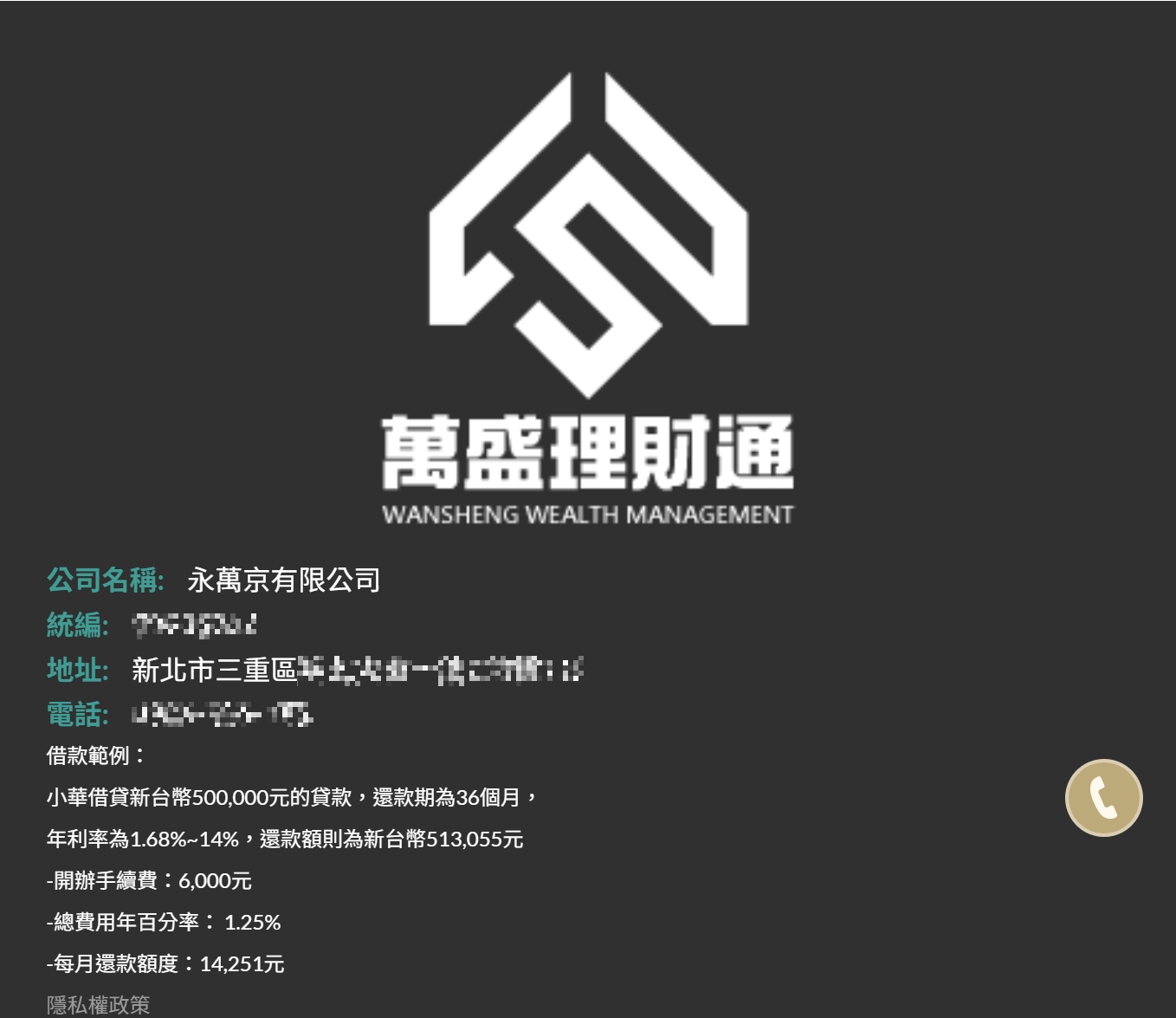 萬盛理財通線上借錢平台｜優點分析｜