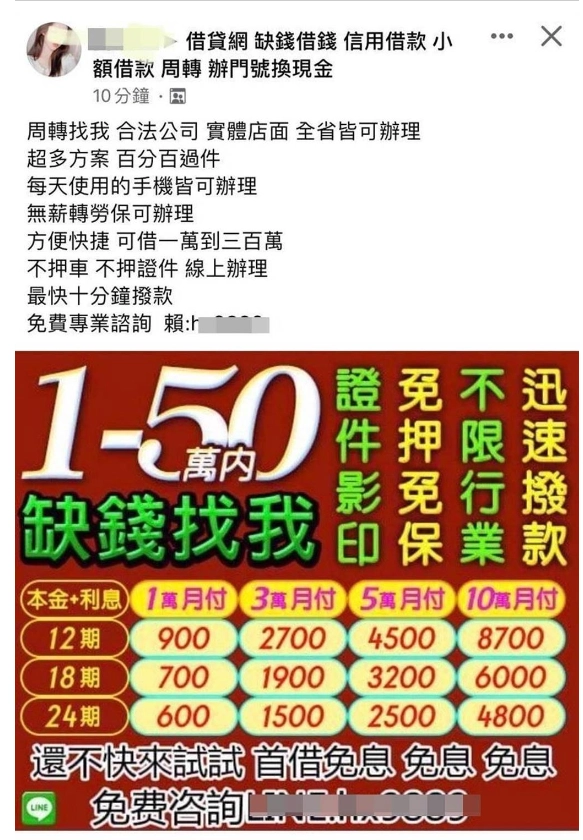 借錢網詐騙，中時新聞網真實案例分享