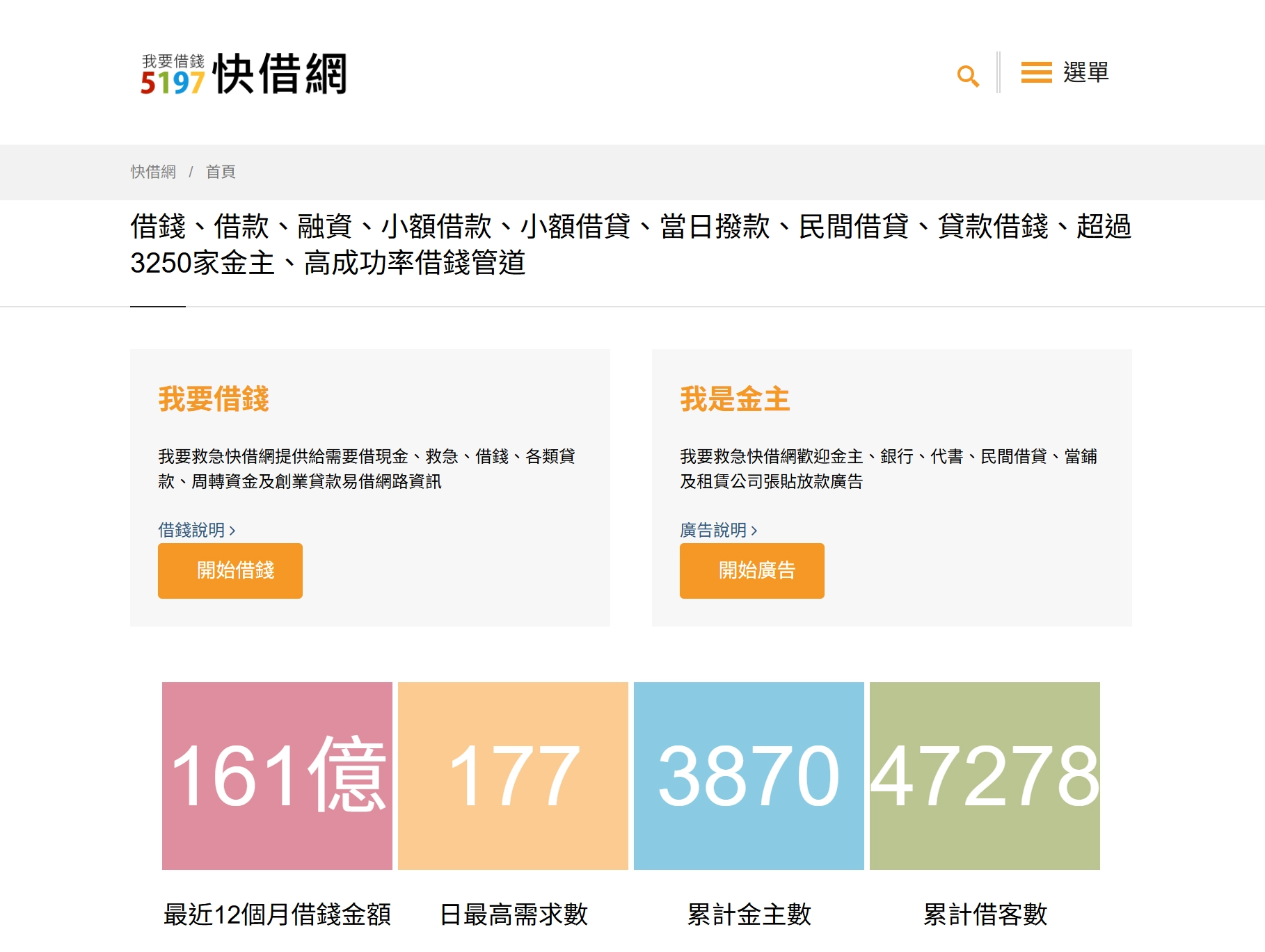 5197線上借錢平台｜畫面｜
