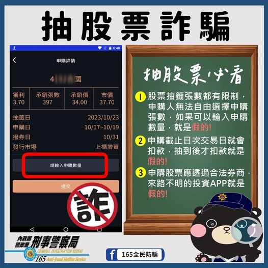 抽股票詐騙