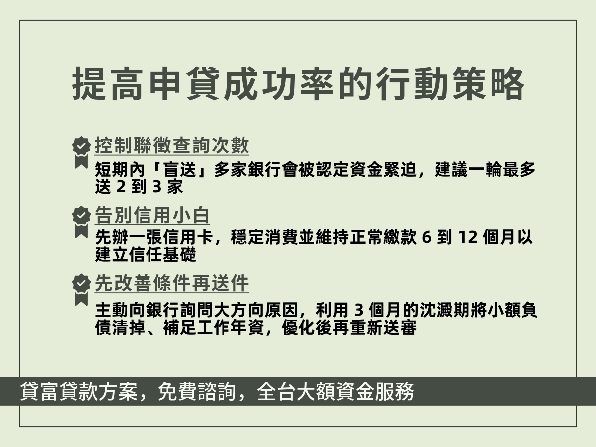 信貸沒過後該怎麼做